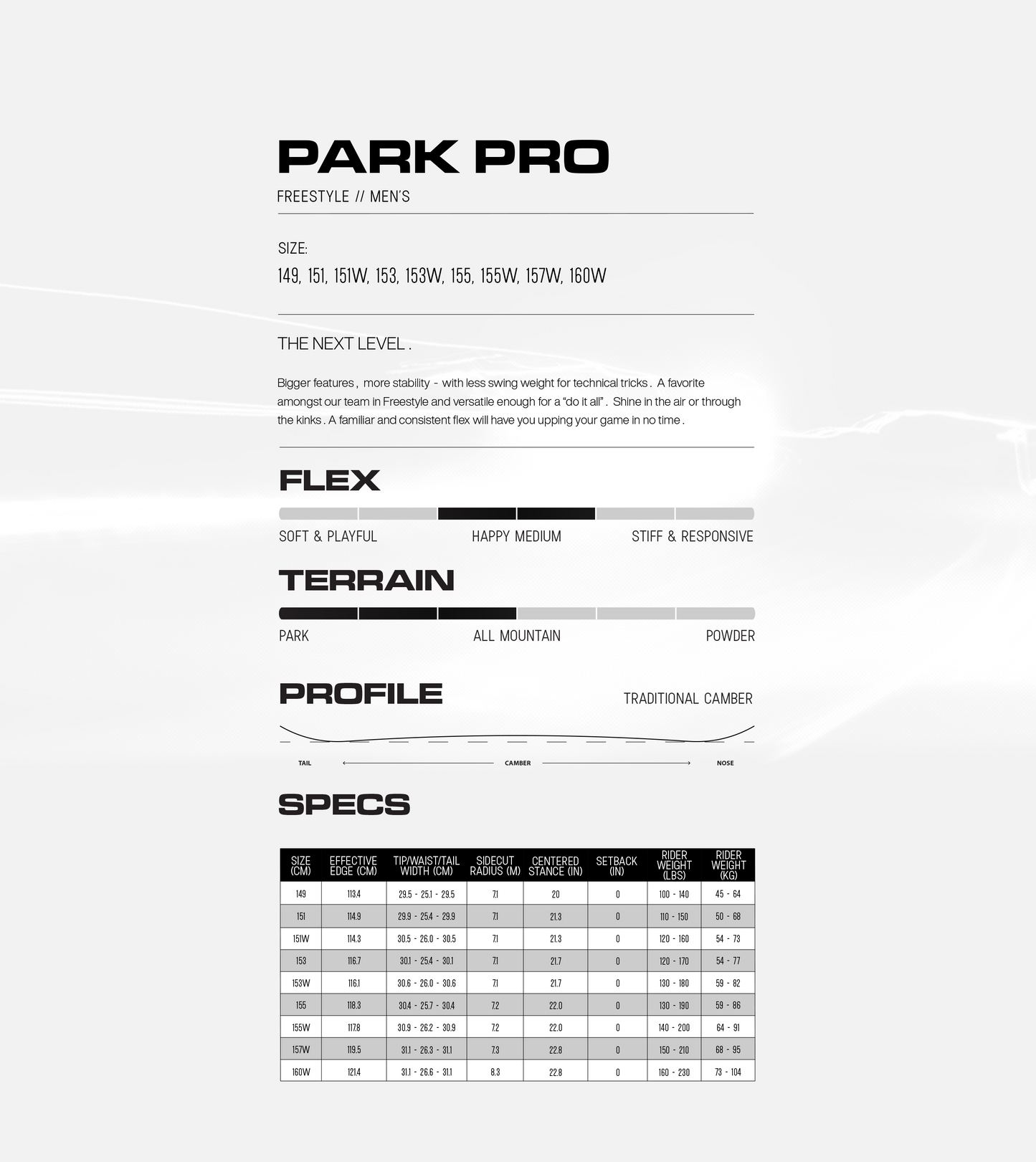 [ 先行予約 ] 26/27  | PARK PRO | -DEPOSIT-